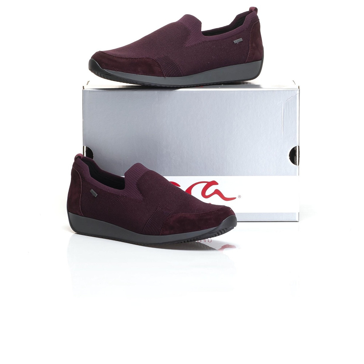 detail Dámské tenisky ARA ARA-1017602-W9 vínová