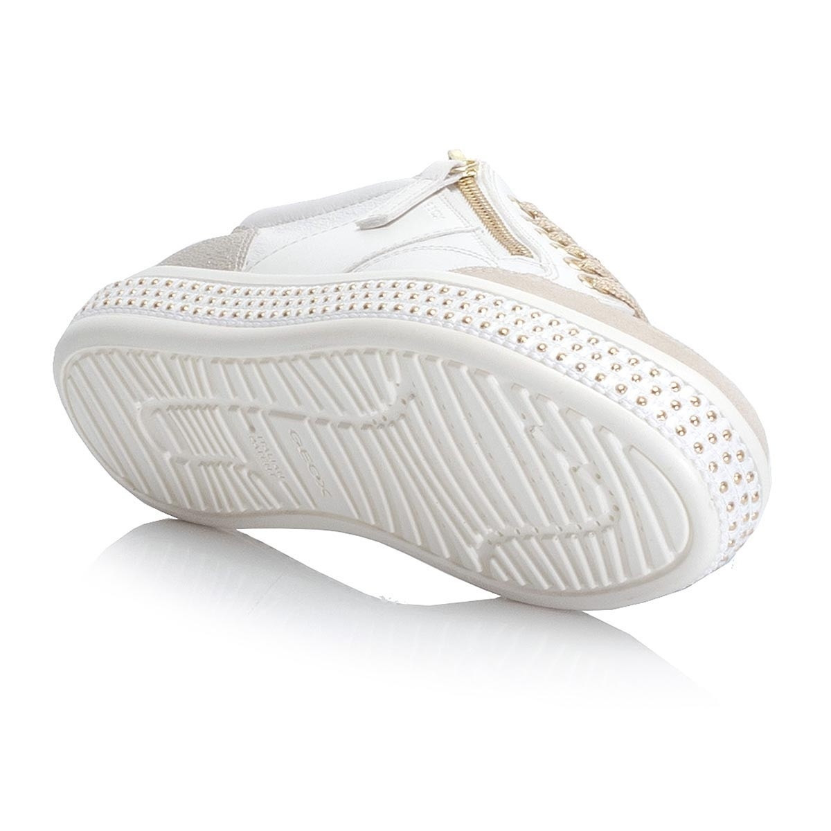 detail Dámské nadměrné tenisky GEOX D94FFE-C1ZB5 WHITE/CHAMPAGNE GEOX H/W 9