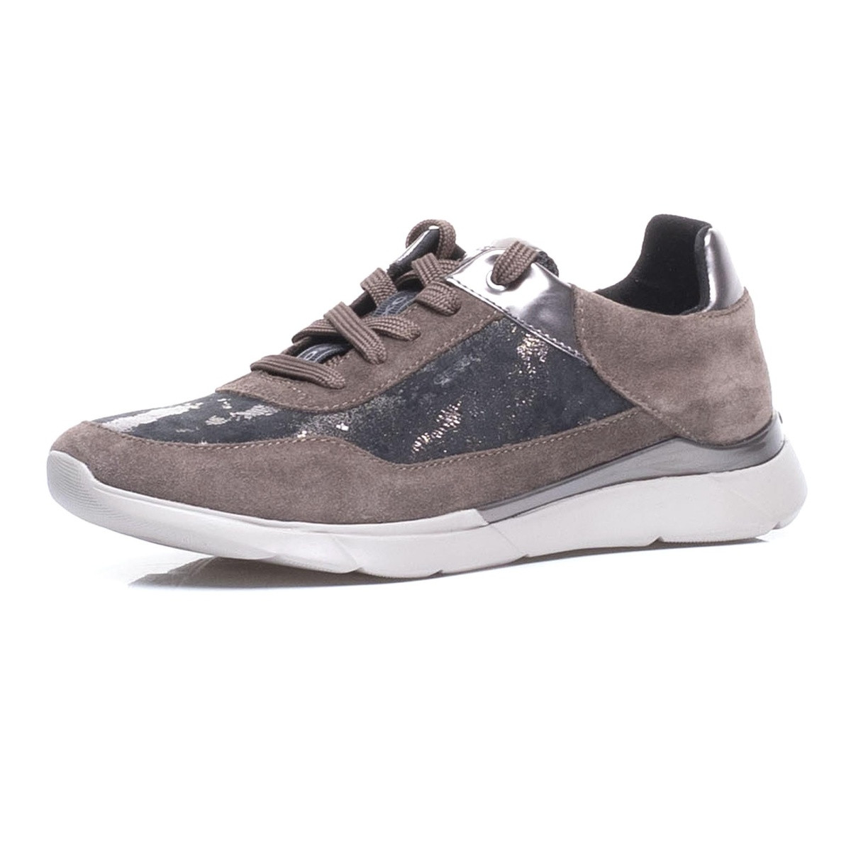 detail Dámské tenisky GEOX GEO-1017622-W9 hnědá