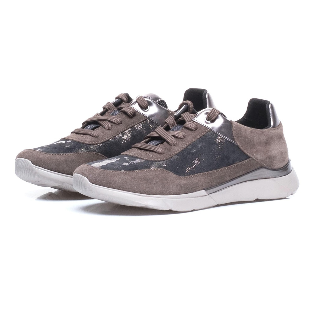 detail Dámské tenisky GEOX GEO-1017622-W9 hnědá