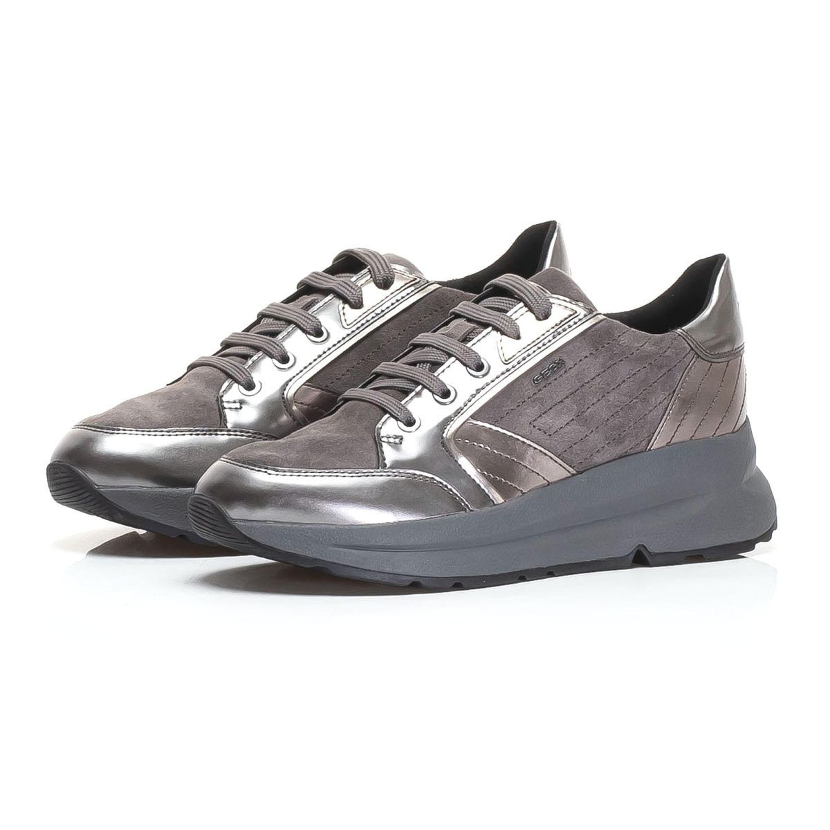 detail Dámské tenisky GEOX D94FLA-C9F1G DK GREY/GUN GEOX H/W 9