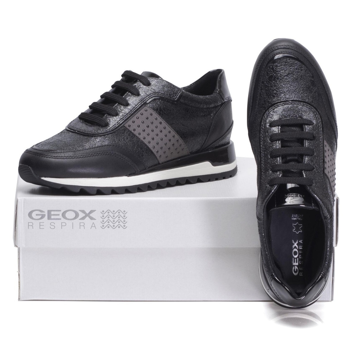 detail Dámské tenisky GEOX D94AQA-C9999 BLACK GEOX H/W 9