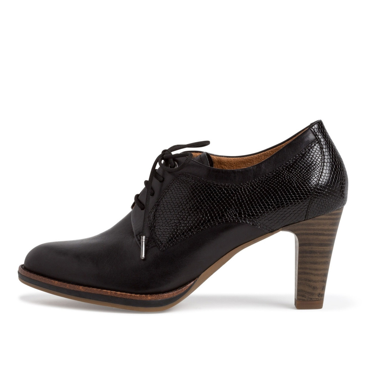 detail Dámské polobotky TAMARIS 1-1-23309-24 BLACK/SNAKE 056 S0