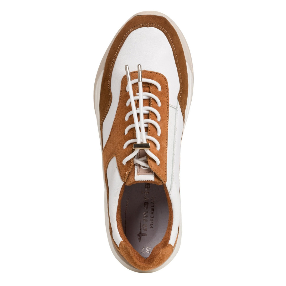 detail Dámské tenisky TAMARIS 1-1-23720-24 WHT/COGNAC COM 143 S0