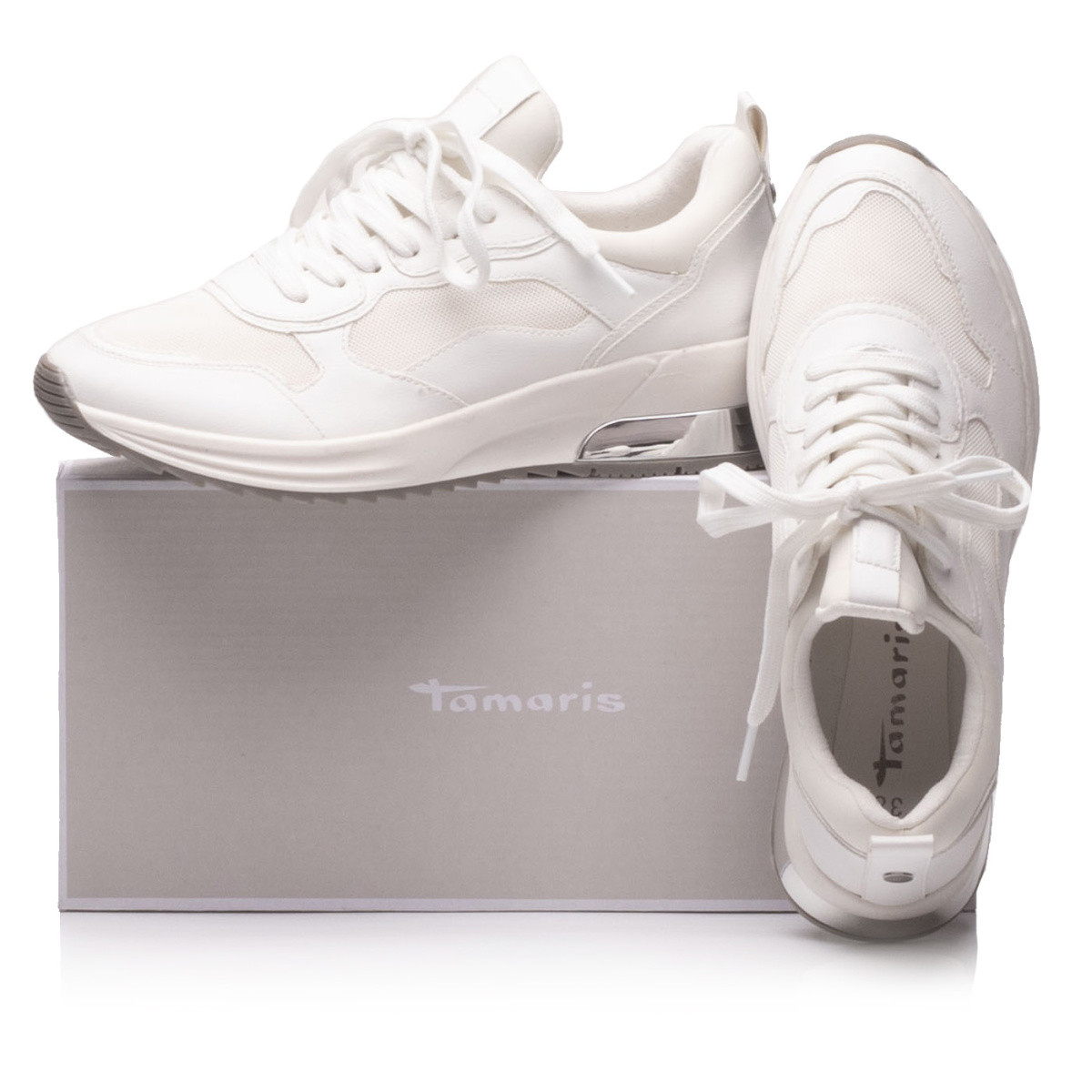 detail Dámské tenisky TAMARIS 1-1-23728-24 WHITE 100 S0