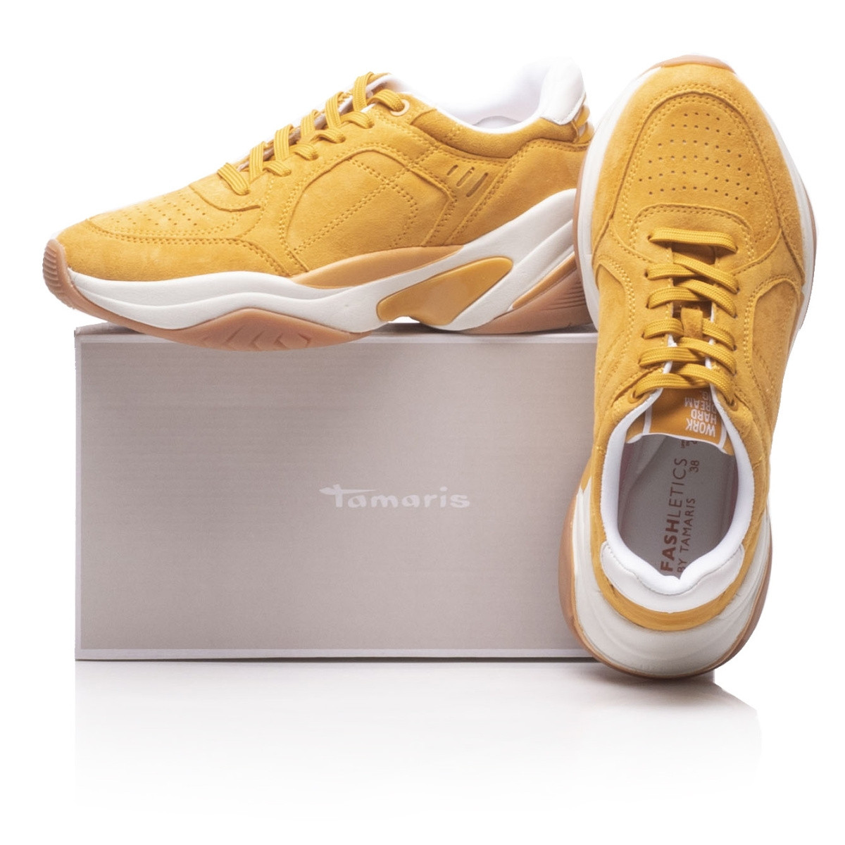 detail Dámské tenisky TAMARIS TAM-1017862-S0 žlutá