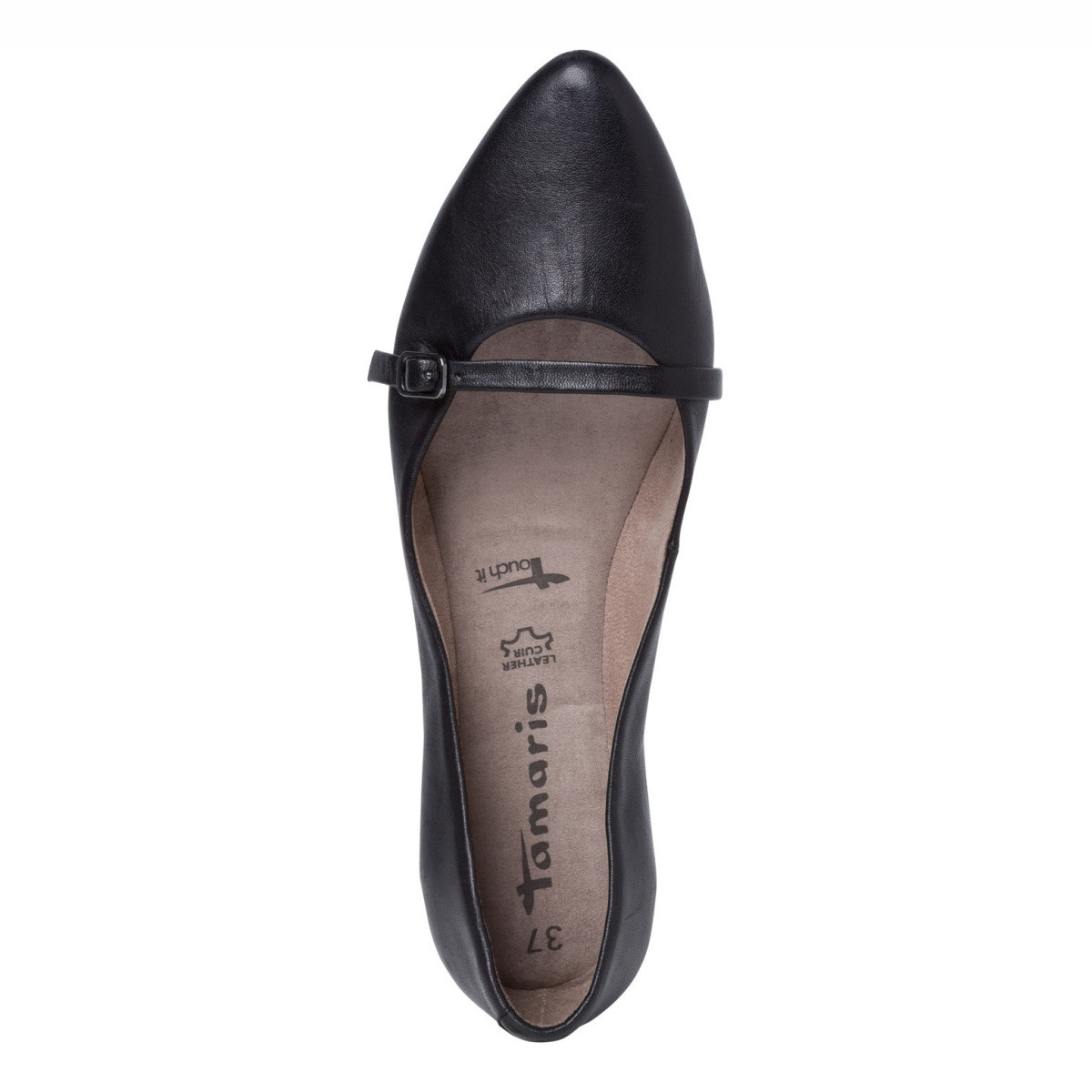 detail Dámské polobotky TAMARIS 1-1-24234-24 BLACK LEATHER 003 S0