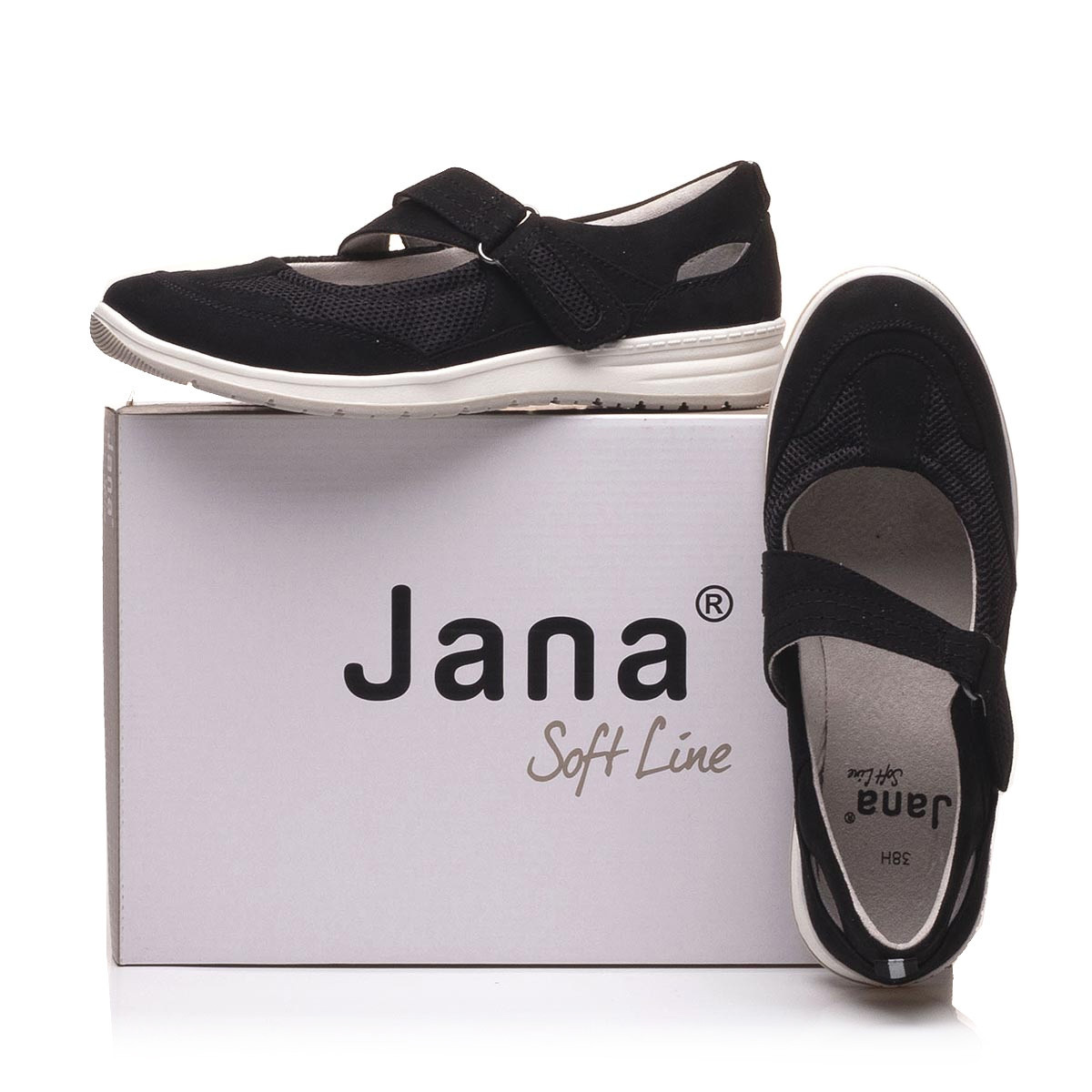 detail Dámské baleríny JANA 8-8-24663-24 BLACK 001 S0