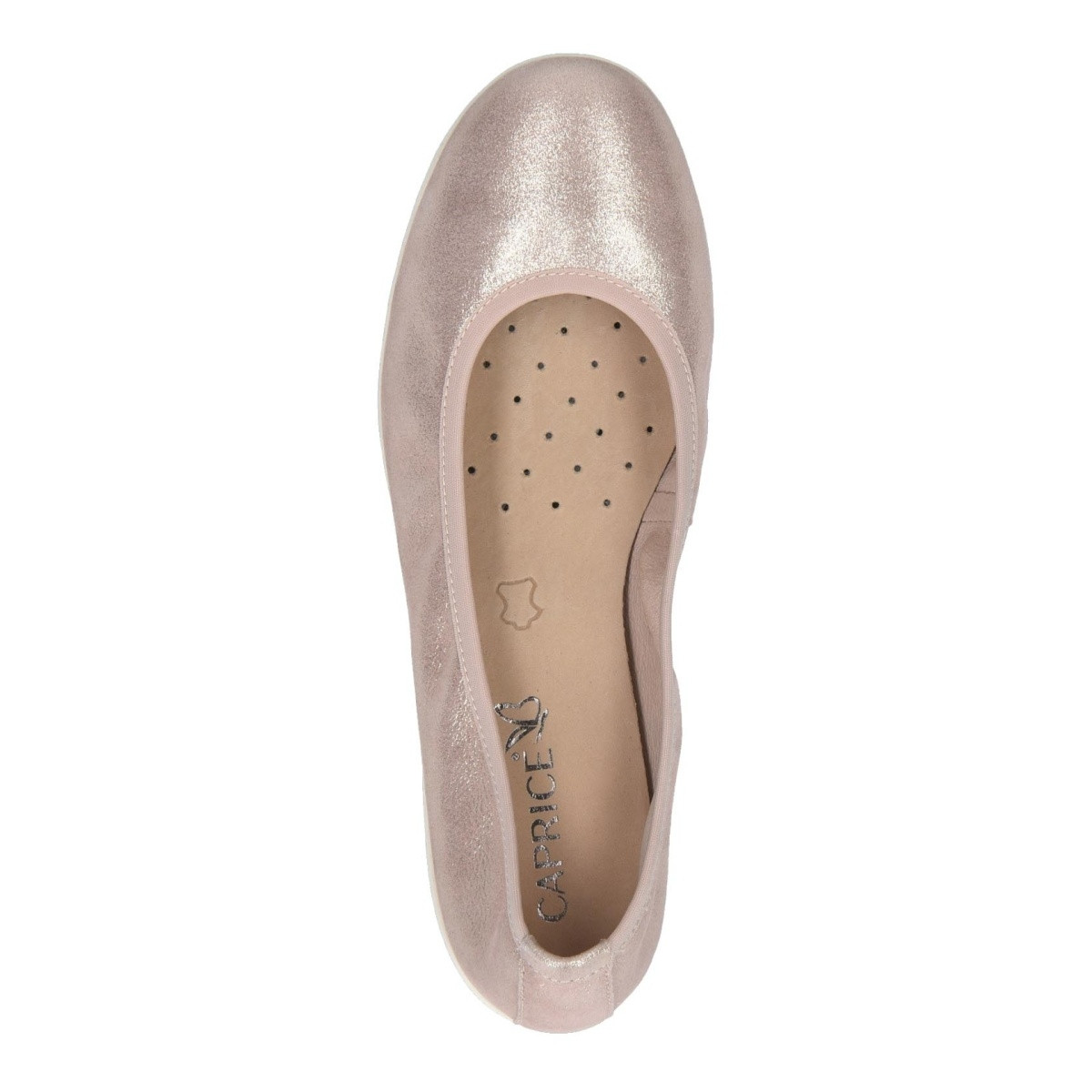 detail Dámské baleríny CAPRICE 9-9-22142-24 ROSE METALLIC 510 S0