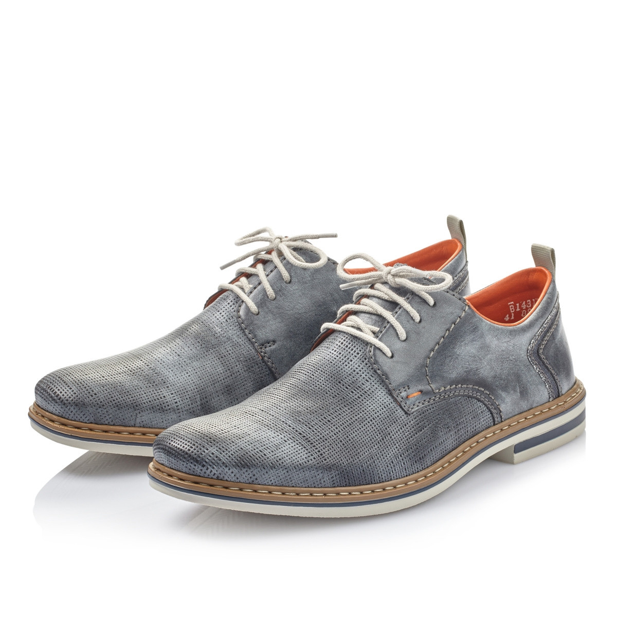 detail Pánske poltopánky RIEKER B1431-14 BLAU S0