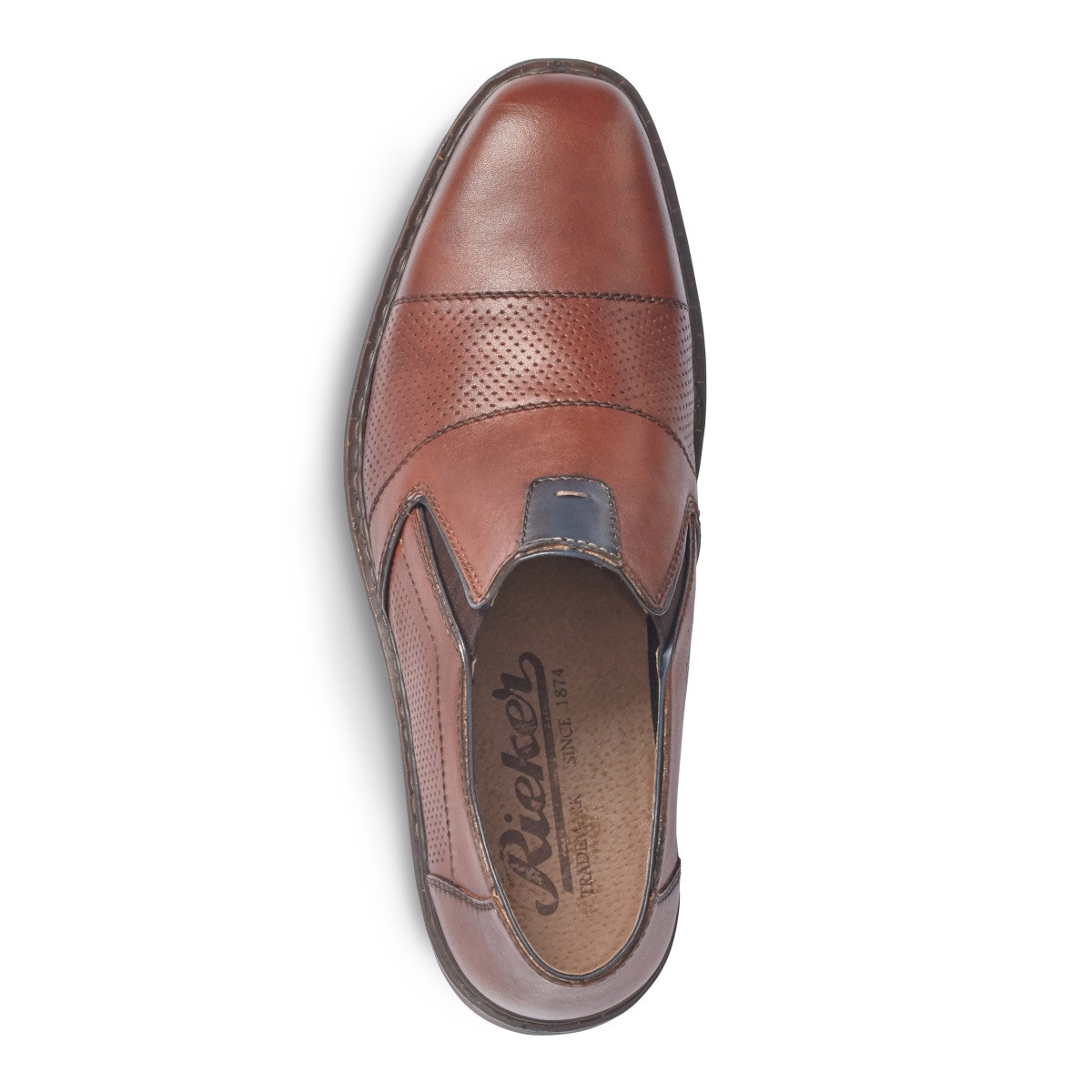 detail Pánské mokasíny RIEKER B1765-24 hnědá W0