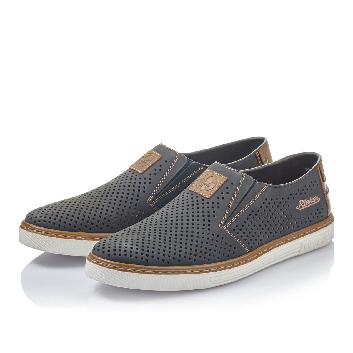 detail Pánské mokasíny RIEKER RIE-1018010-S1 modrá
