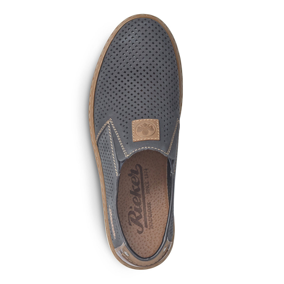 detail Pánské mokasíny RIEKER RIE-1018010-S1 modrá