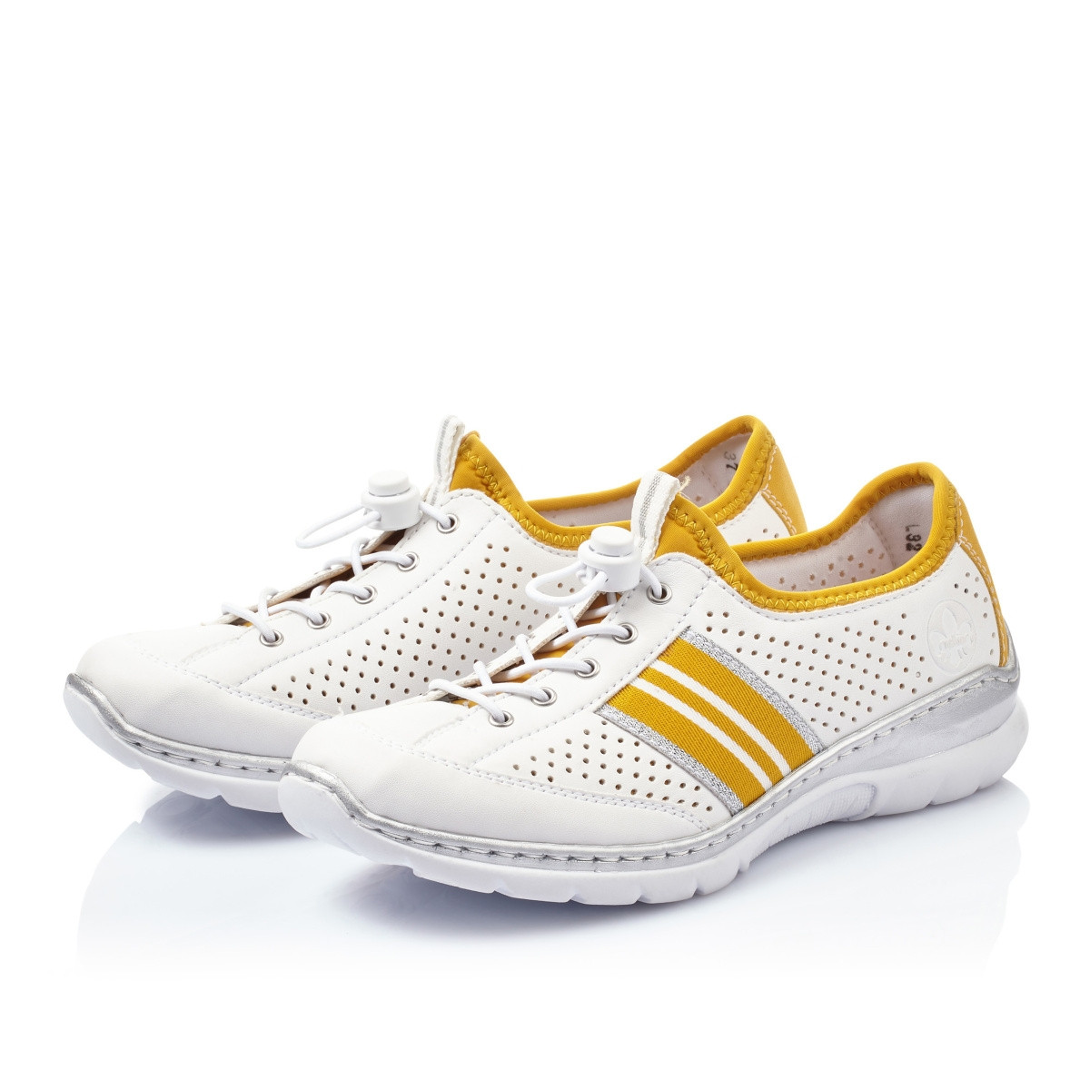 detail Dámske tenisky RIEKER L32R0-80 WEISS KOMBI S0