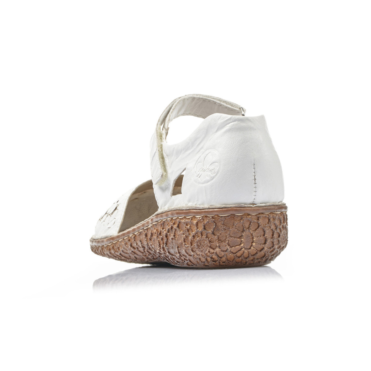 detail Dámské polobotky RIEKER M0965-80 bílá S1