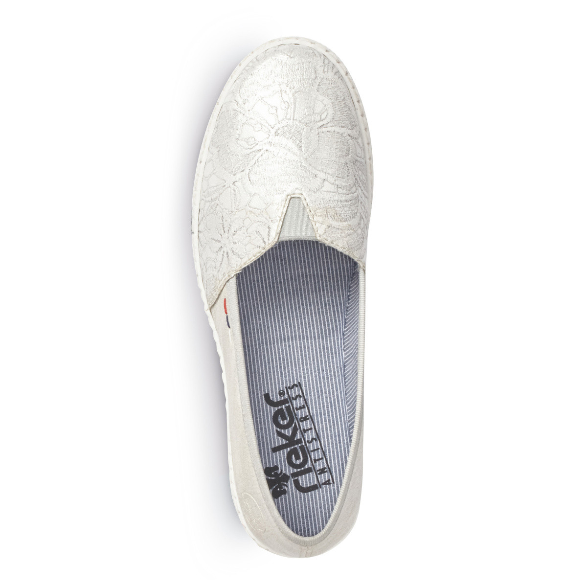 detail Dámské mokasíny RIEKER M2770-90 METALLIC S0