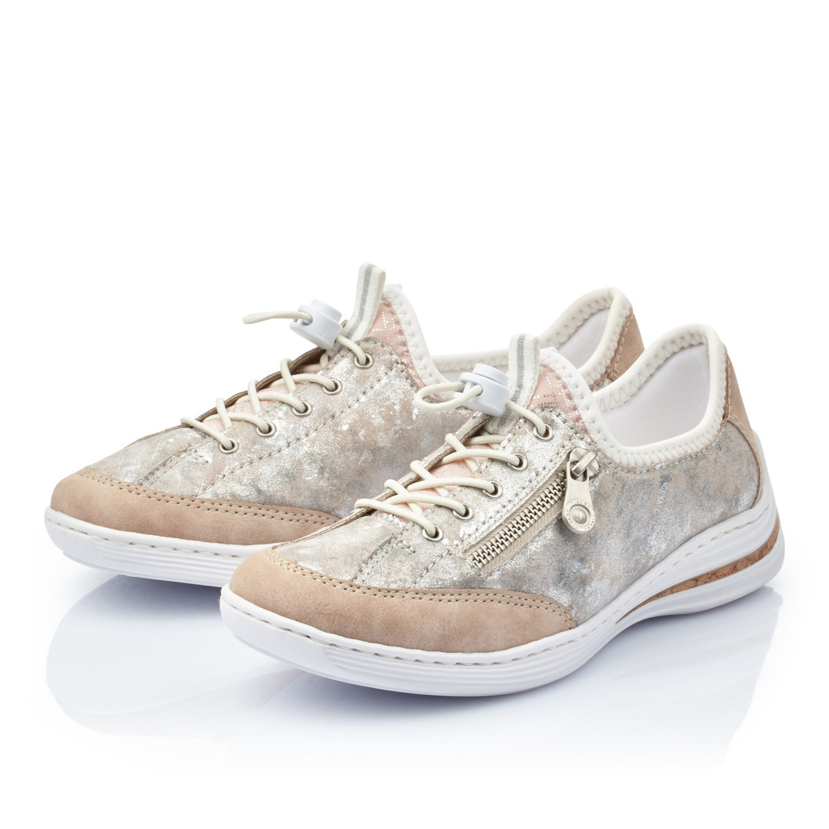 detail Dámské tenisky RIEKER M3569-31 ROSA S0