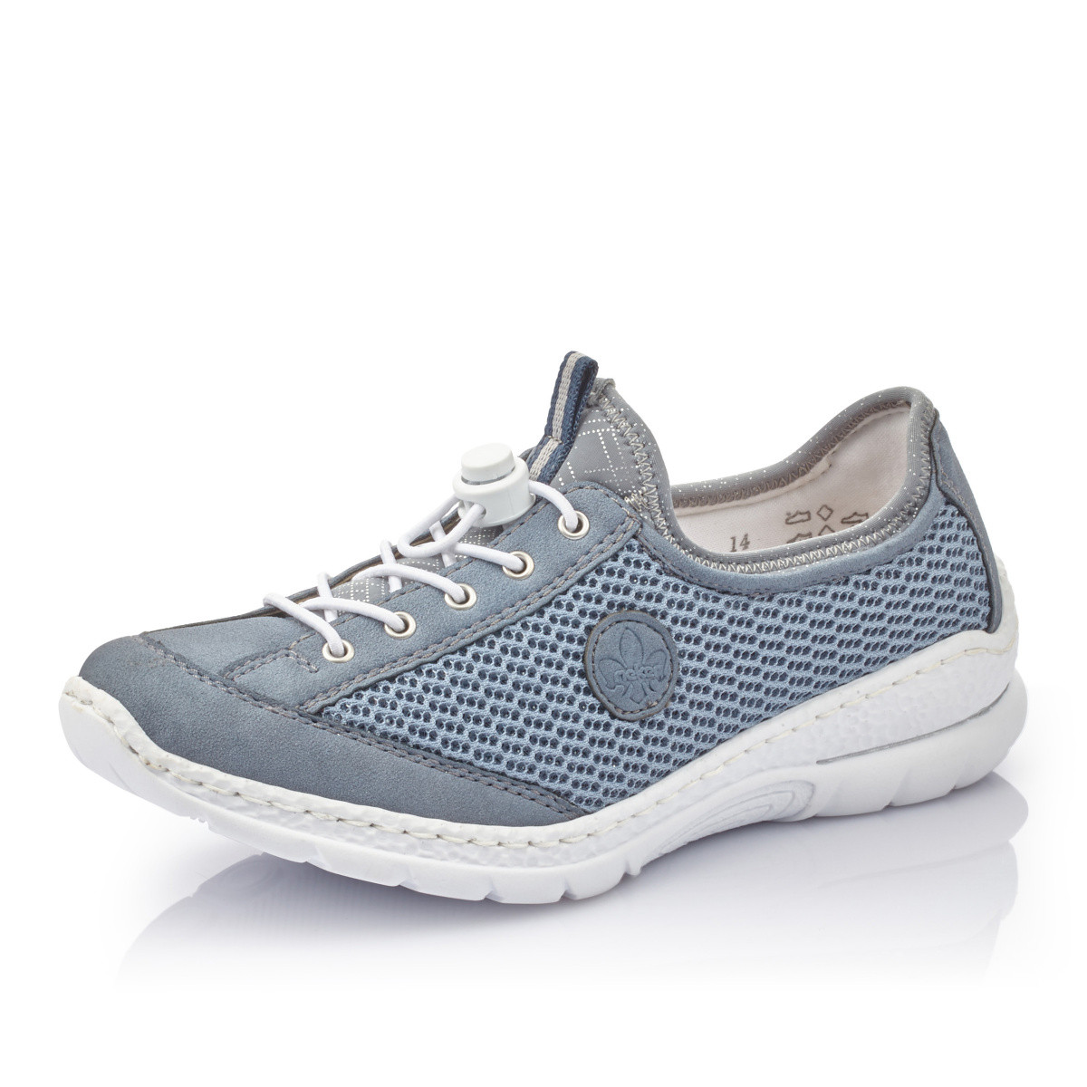 detail Dámské nadměrné tenisky RIEKER N22M6-14 BLAU S0
