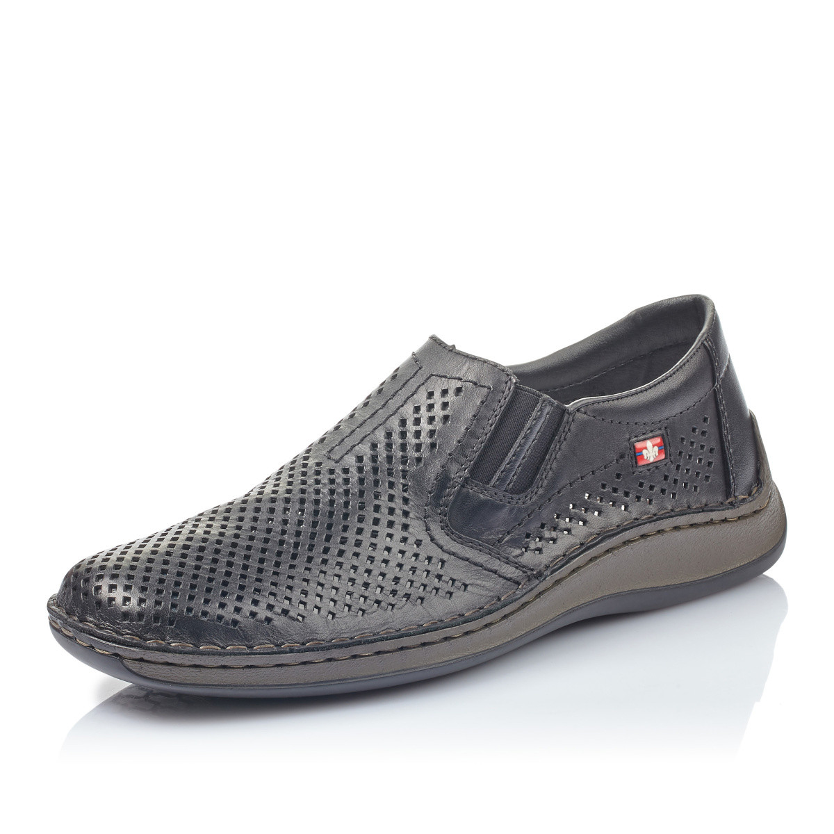 detail Pánské mokasíny RIEKER RIE-1018152-S1 černá