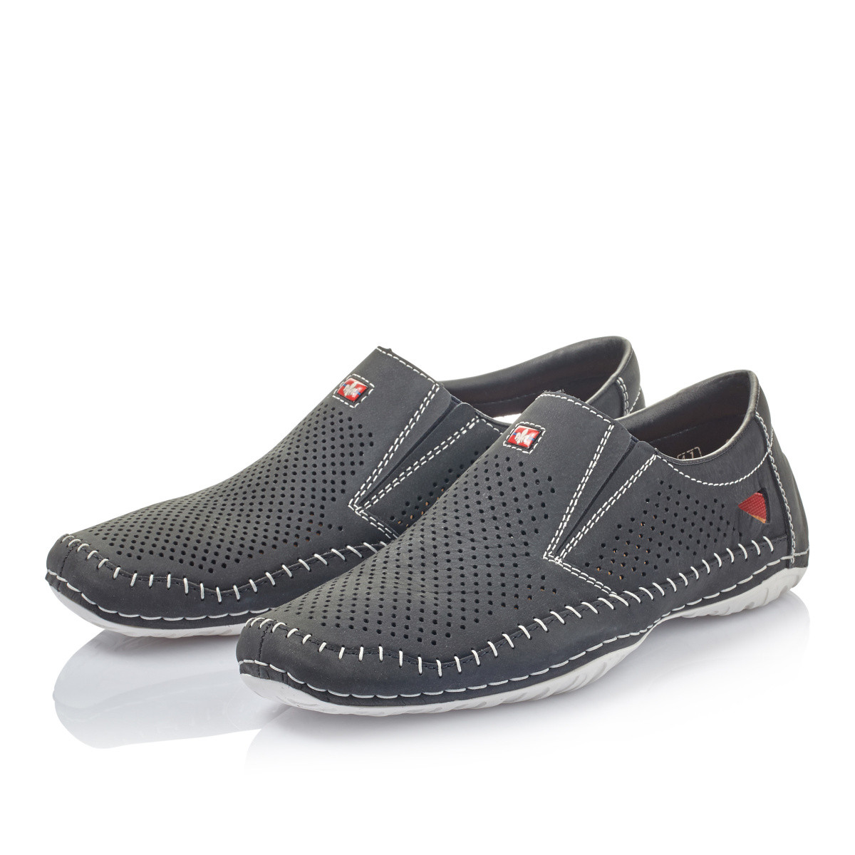 detail Pánské mokasíny RIEKER RIE-1018155-S3 modrá