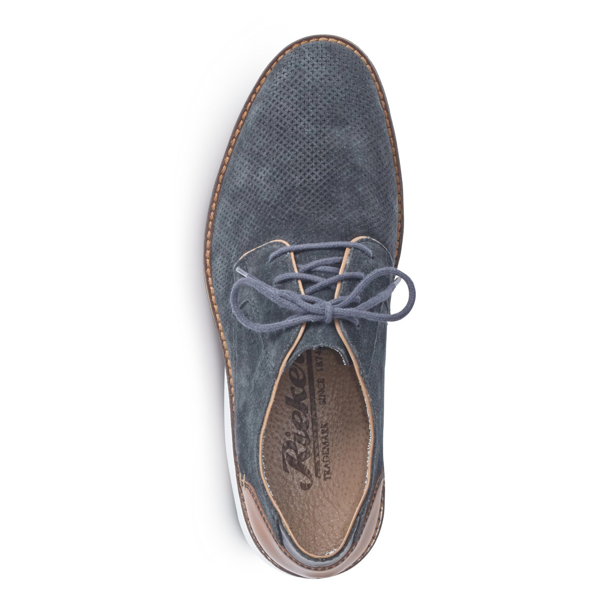 detail Pánské polobotky RIEKER 12504-14 BLAU KOMBI S0