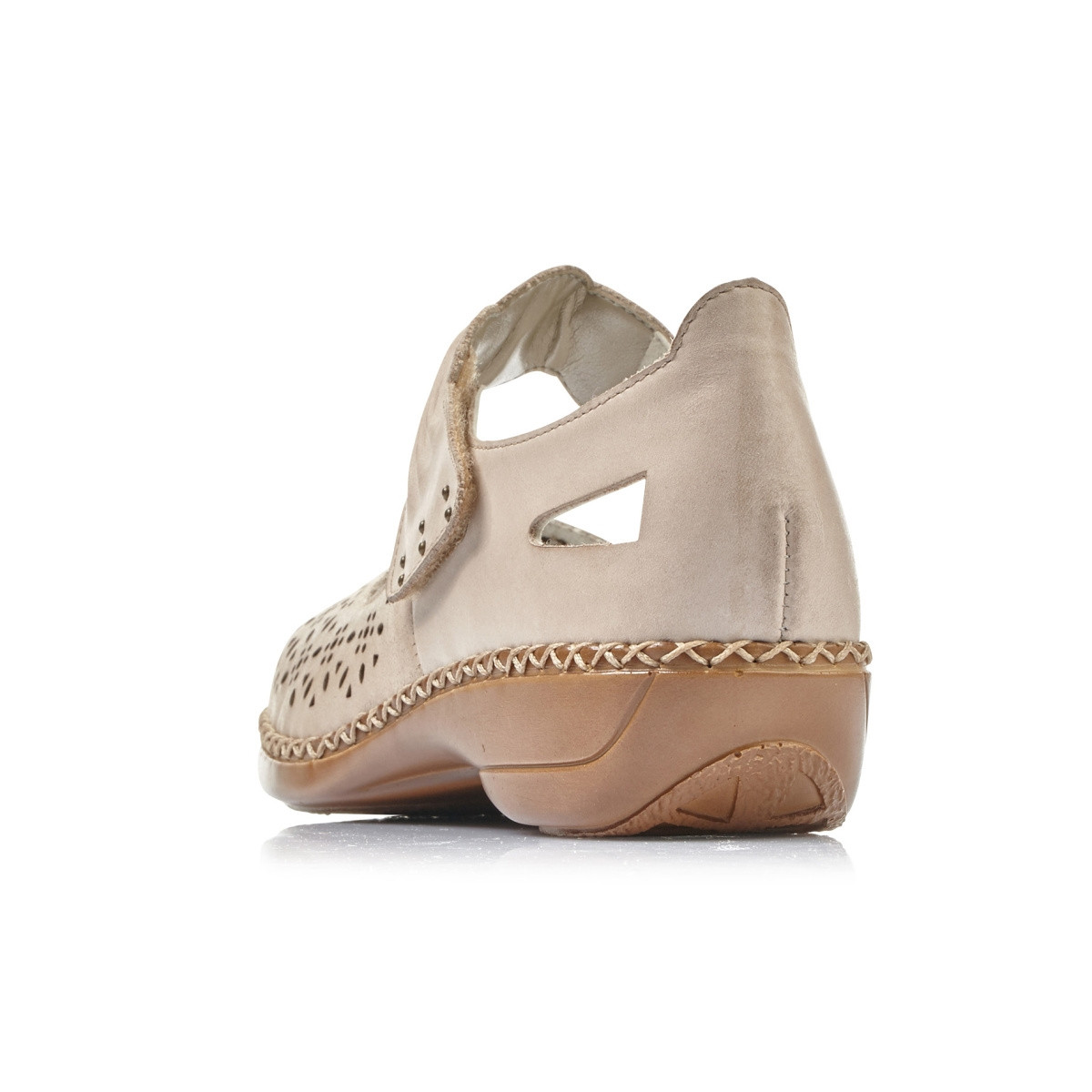 detail Dámské polobotky RIEKER 413G7-60 BEIGE S0