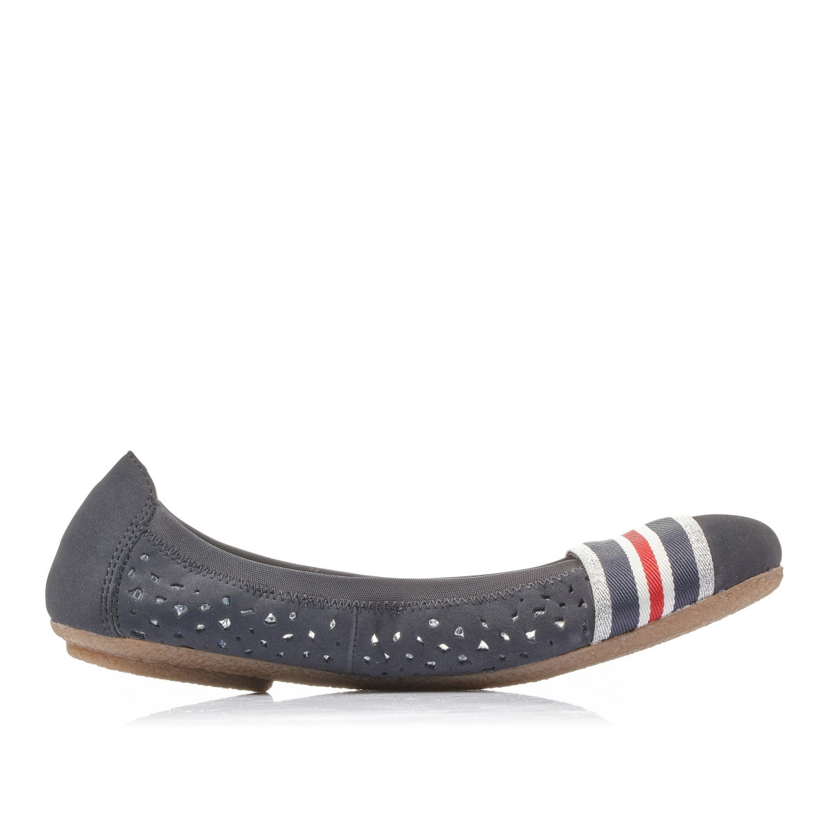 detail Dámské nadměrné baleríny RIEKER 41455-14 BLAU S0