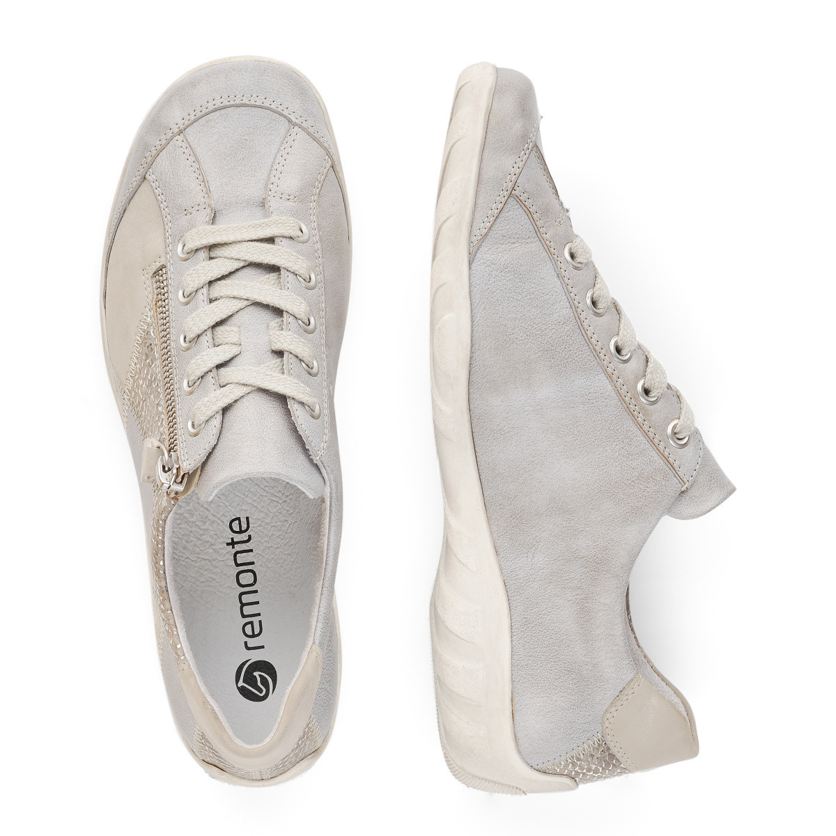 detail Dámske tenisky REMONTE R3405-90 SILBER/PLATIN S0