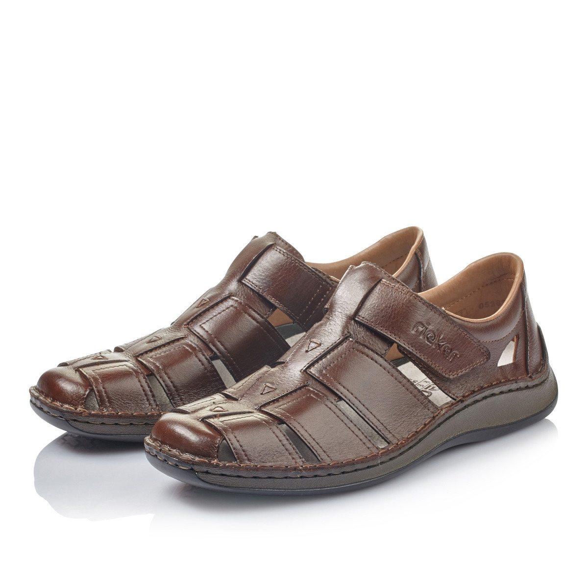 detail Pánské polobotky RIEKER 05282-25 BRAUN S0