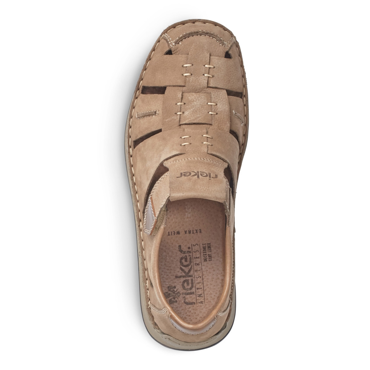 detail Pánské polobotky RIEKER 05285-20 béžová S1