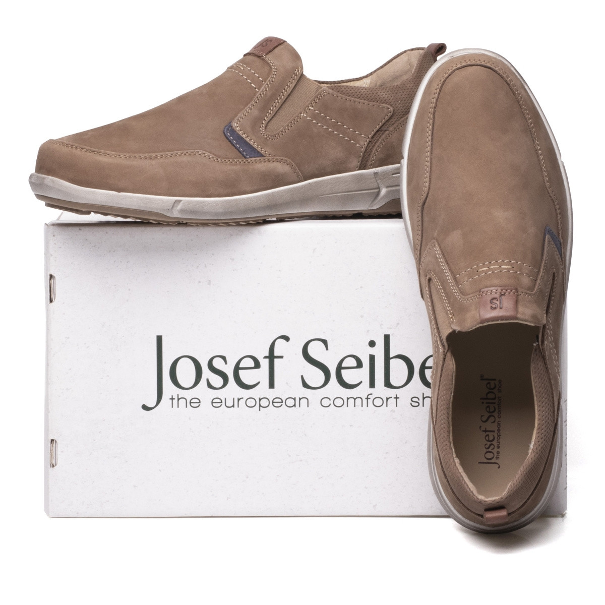 detail Pánské mokasíny JOSEF SEIBEL 25304 TAUPE-KOMBI S0