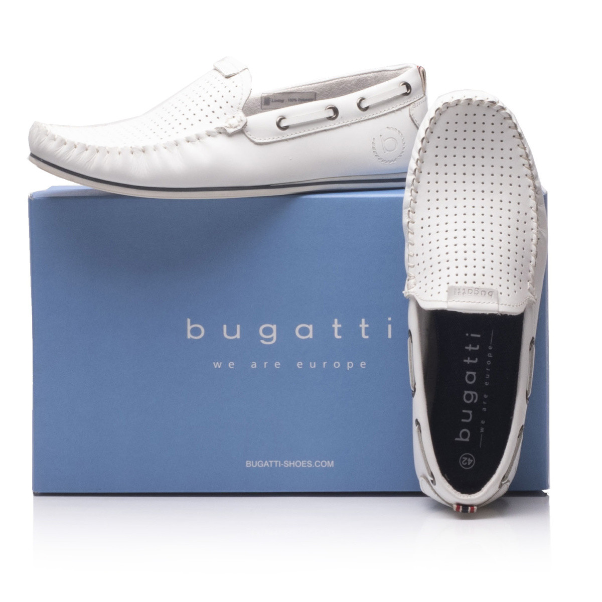 detail Pánské mokasíny BUGATTI 321-70463-1000-2000 WHITE S0