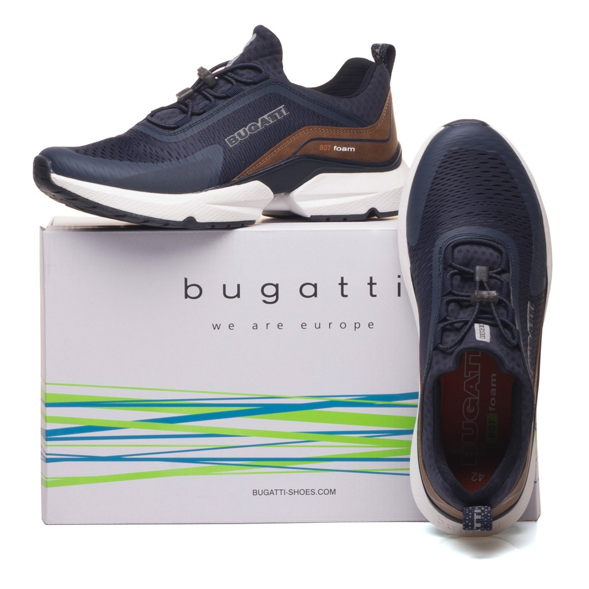 detail Pánské tenisky BUGATTI 342-84860-6900-4100 DARK BLUE S0