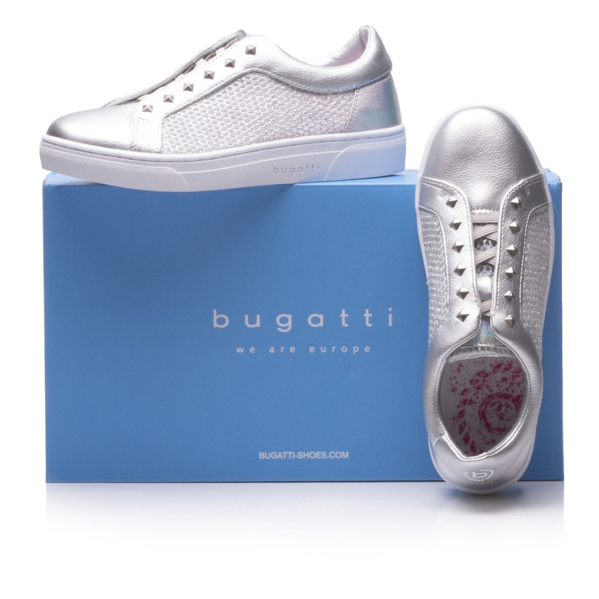 detail Dámské tenisky BUGATTI 431-87760-5069-1390 SILVER / METALLICS S0
