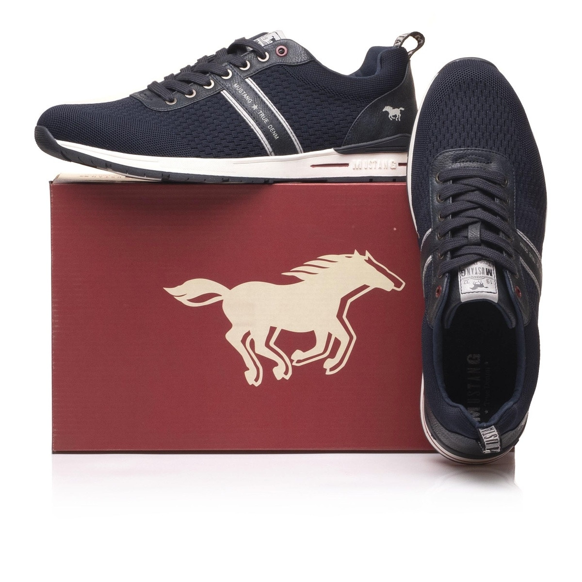 detail Pánské polobotky MUSTANG 4154305-820 NAVY S0