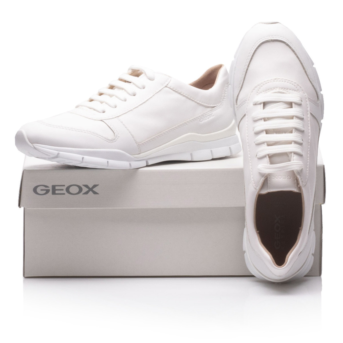 detail Dámské tenisky GEOX D94F2C-C1799 WHITE S0
