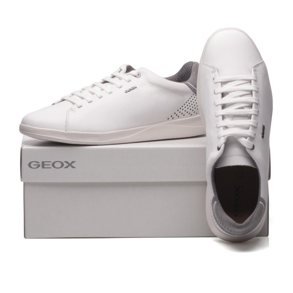 detail Pánské tenisky GEOX U926FB-C1000 WHITE S0