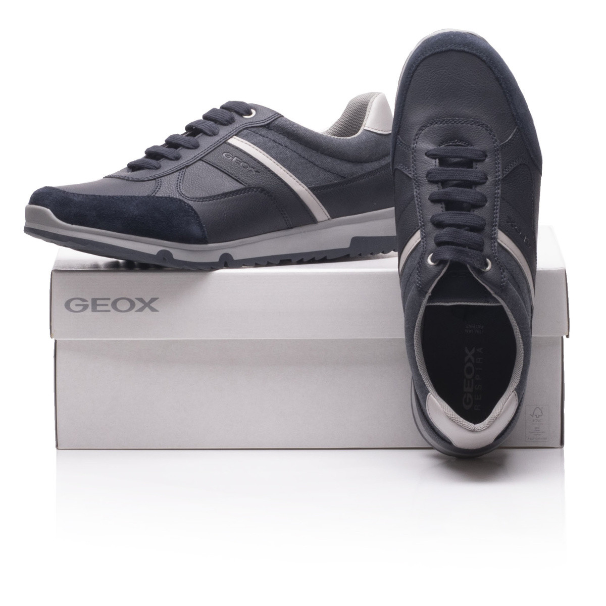 detail Pánské tenisky GEOX U023XA-C4002 NAVY S0