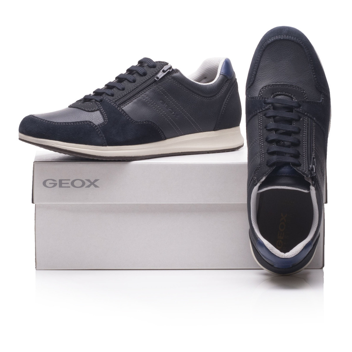 detail Pánské tenisky GEOX U02H5B-C4002 NAVY S0