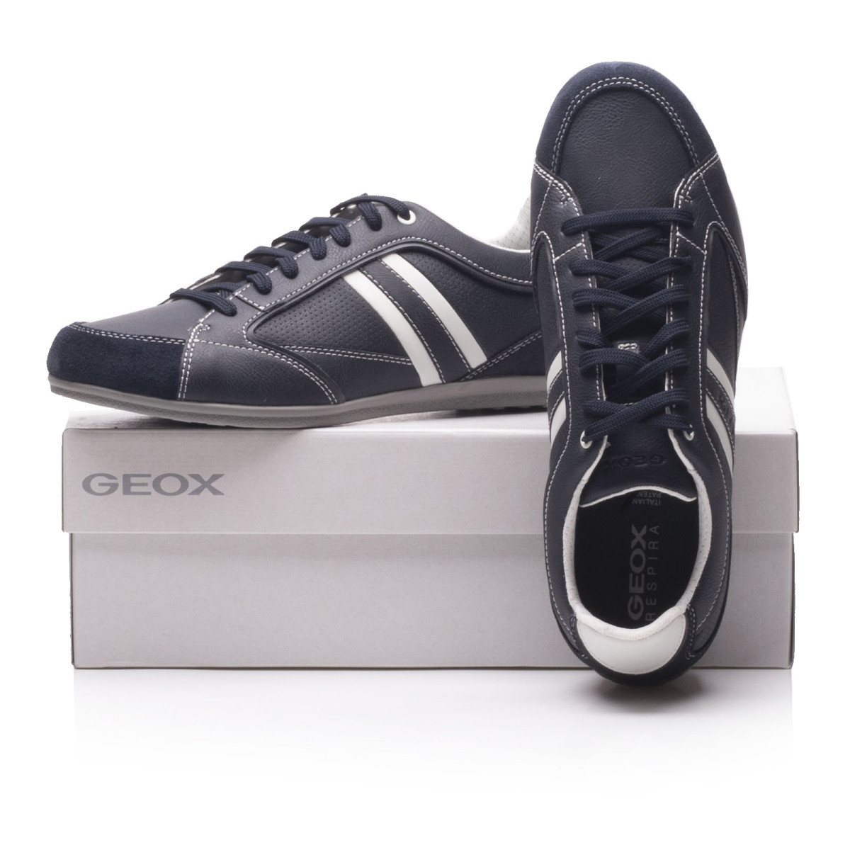 detail Pánské tenisky GEOX U02P1A-C4002 NAVY S0