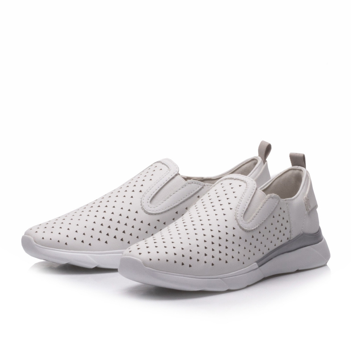 detail Dámské mokasíny GEOX D02FHA-C1000 WHITE S0