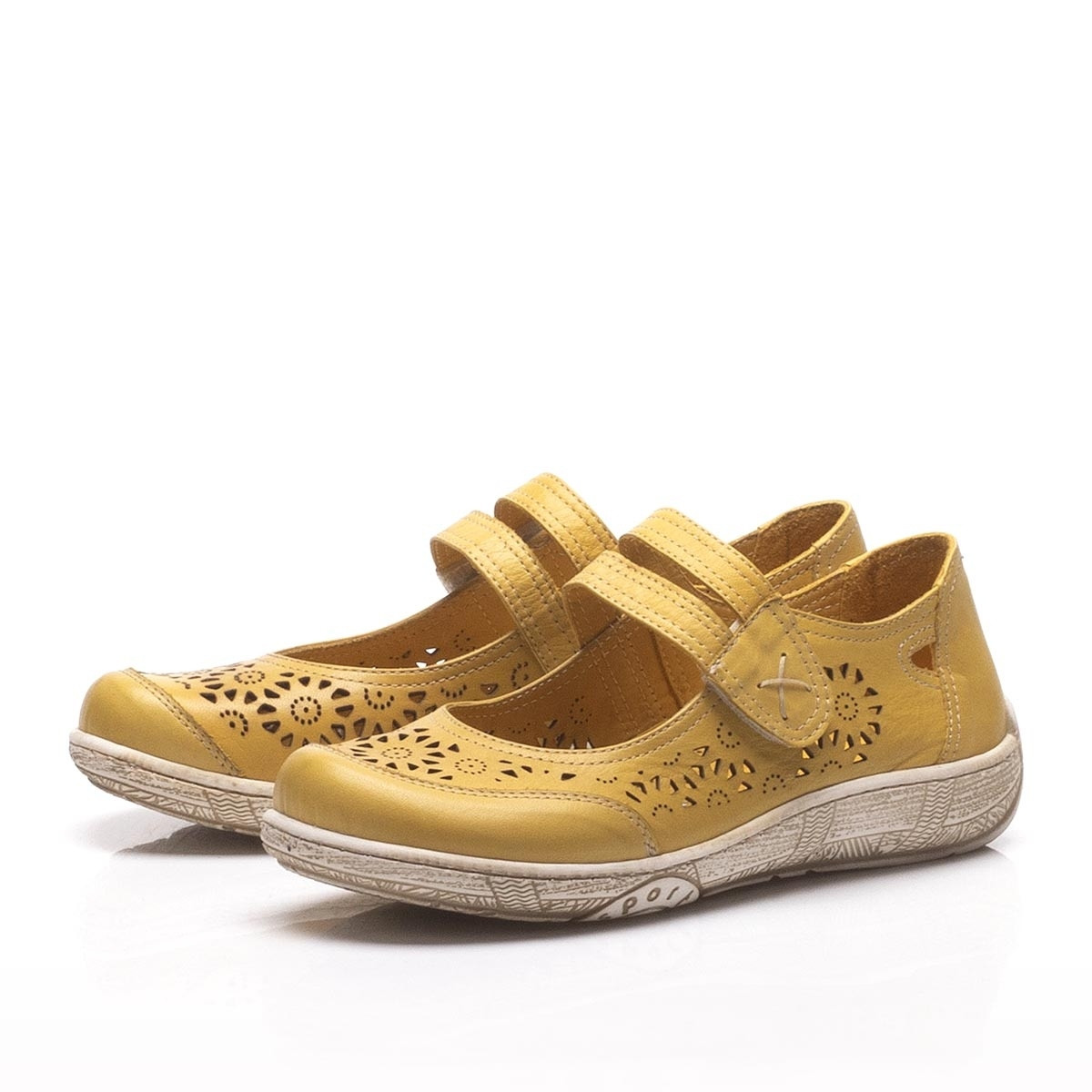 detail Dámské polobotky IBERIUS 079-AV7434 12 583 YELLOW S0