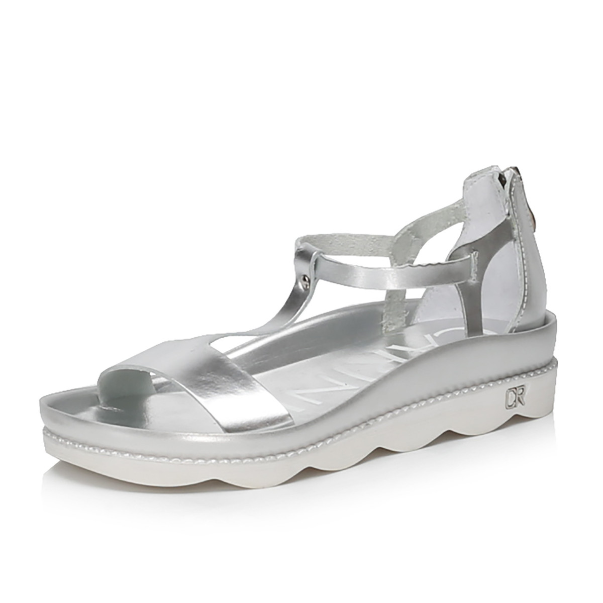 detail Dámské sandály CARINII CAR-10200041-S0 stříbrná