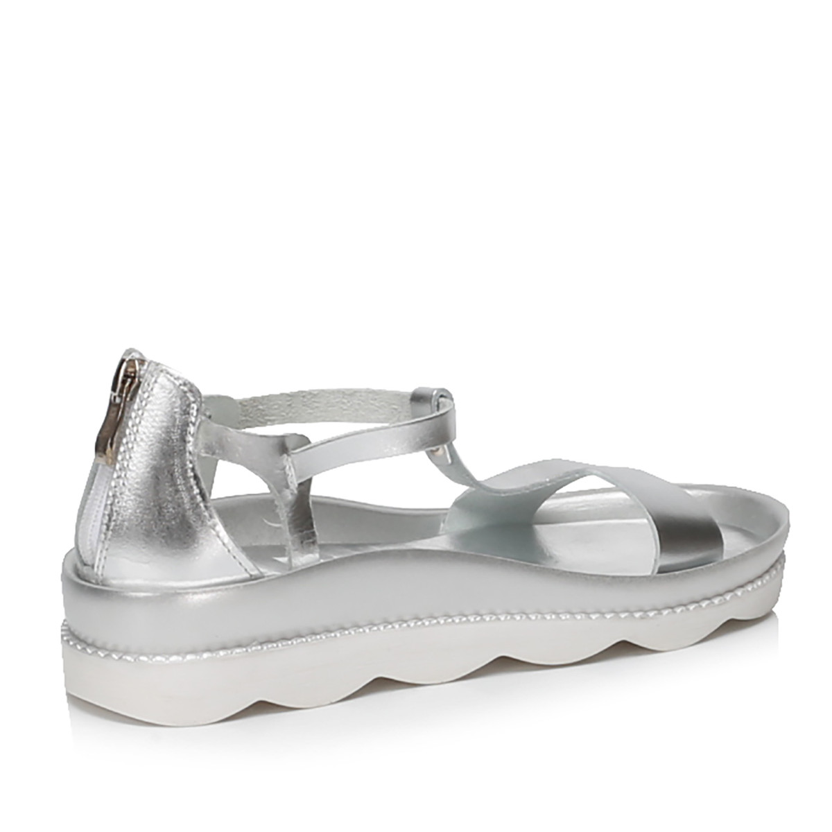 detail Dámské sandály CARINII CAR-10200041-S0 stříbrná