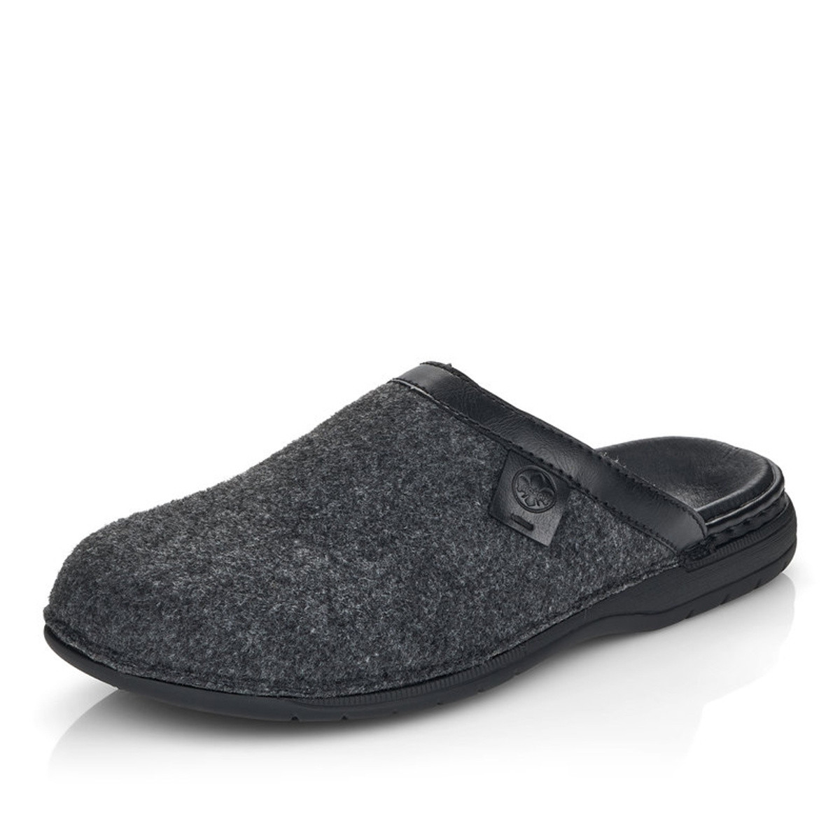 detail Pánske šľapky RIEKER 25599-45 sivá W1