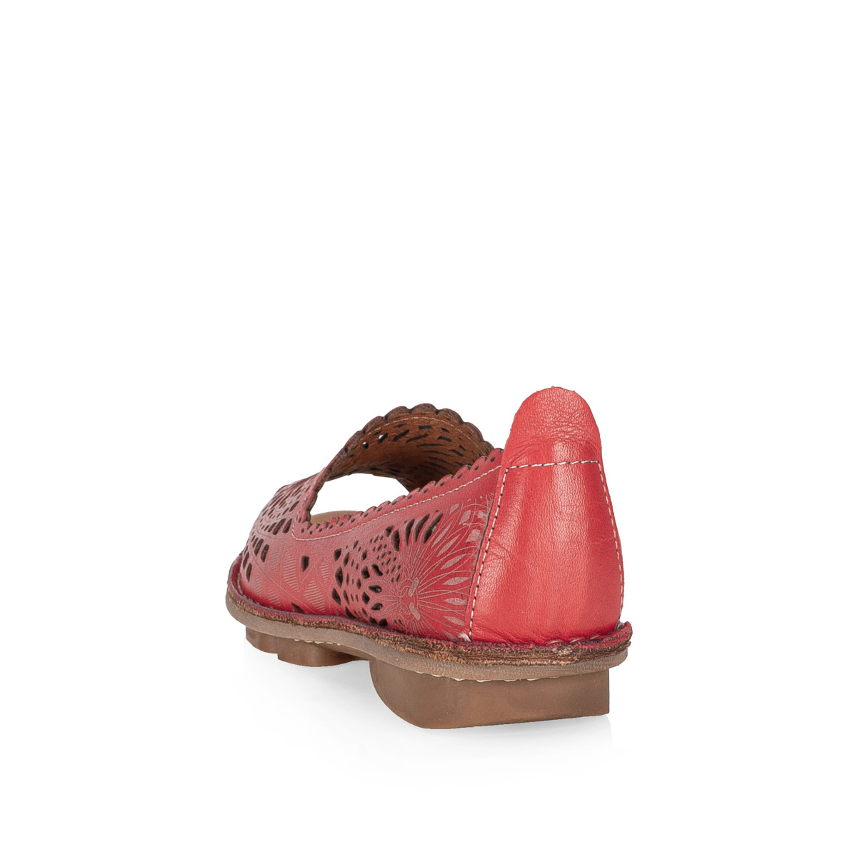 detail Dámské baleríny IBERIUS 174-4102-1 červená S3