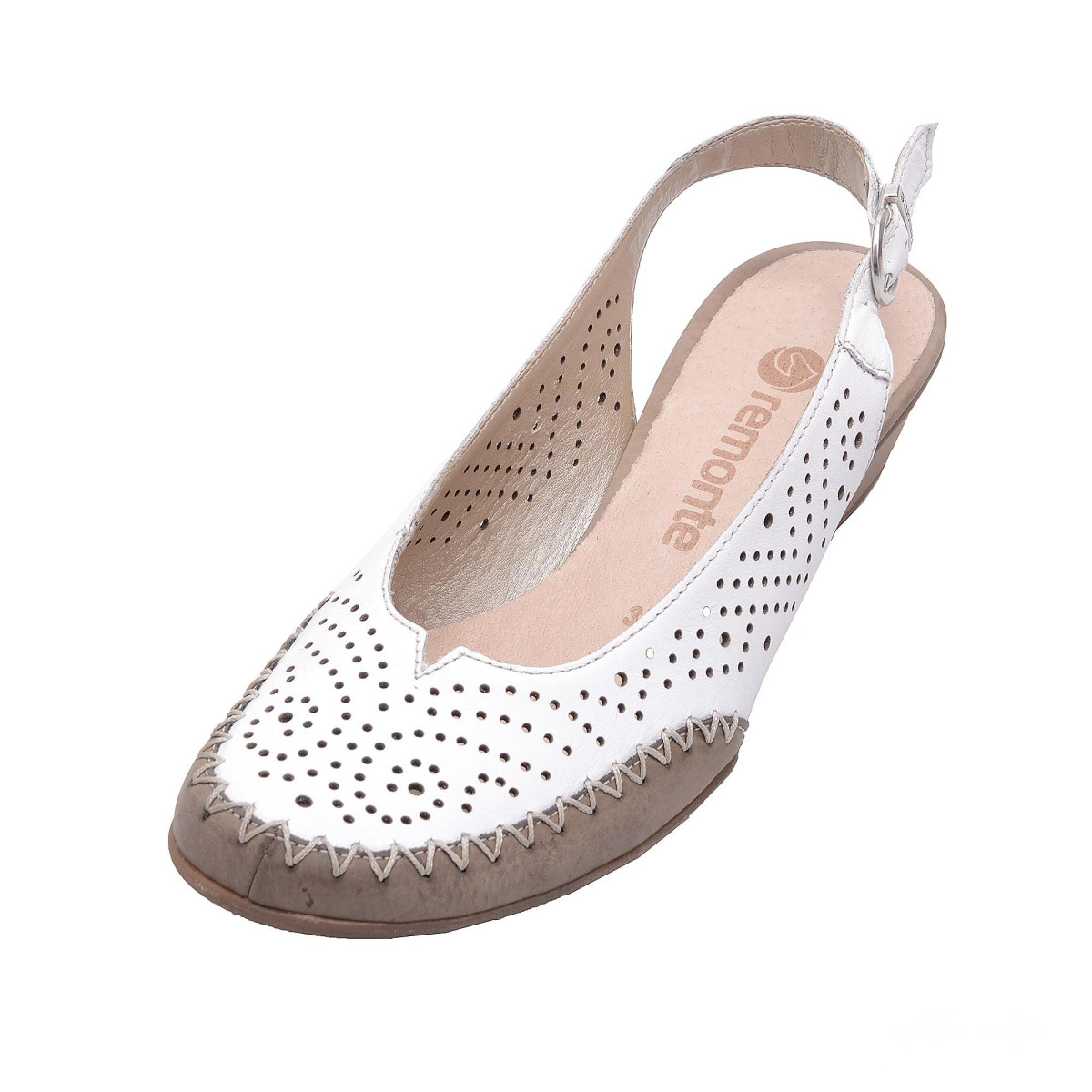 detail Dámské lodičky RIEKER R7301/80 WEISS KOMBI F/S 15