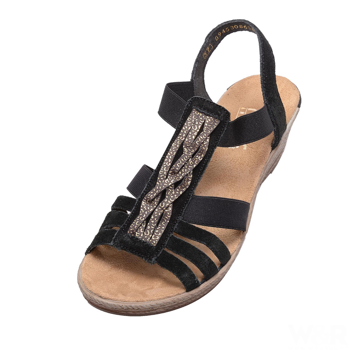 detail Dámská obuv RIEKER 62479/01 SCHWARZ KOMBI F/S 15