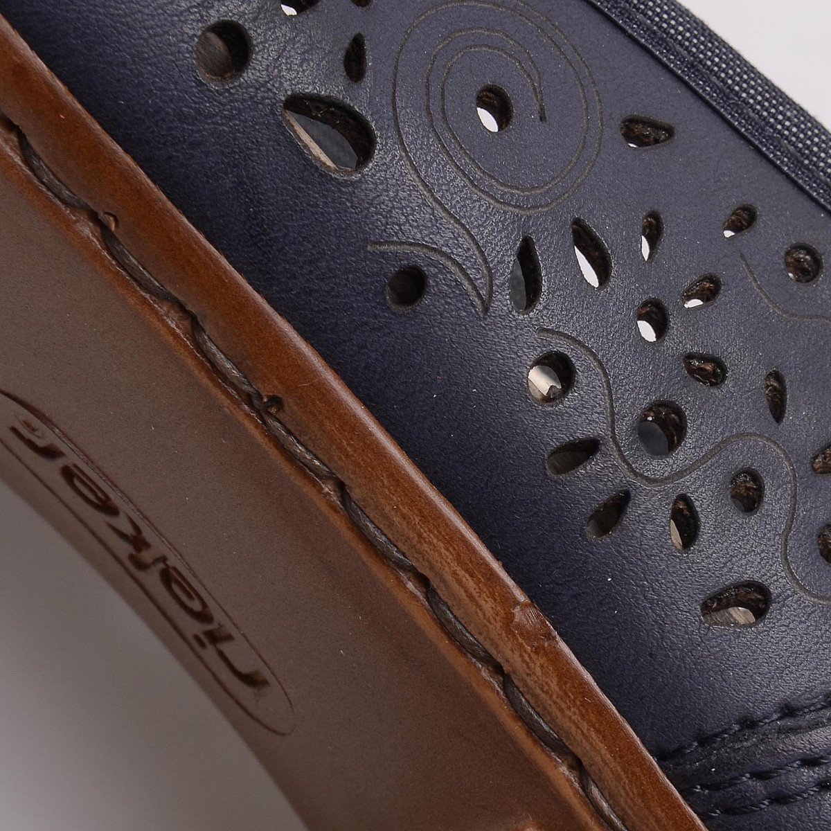 detail Dámská obuv RIEKER 47665/14 BLAU F/S 16