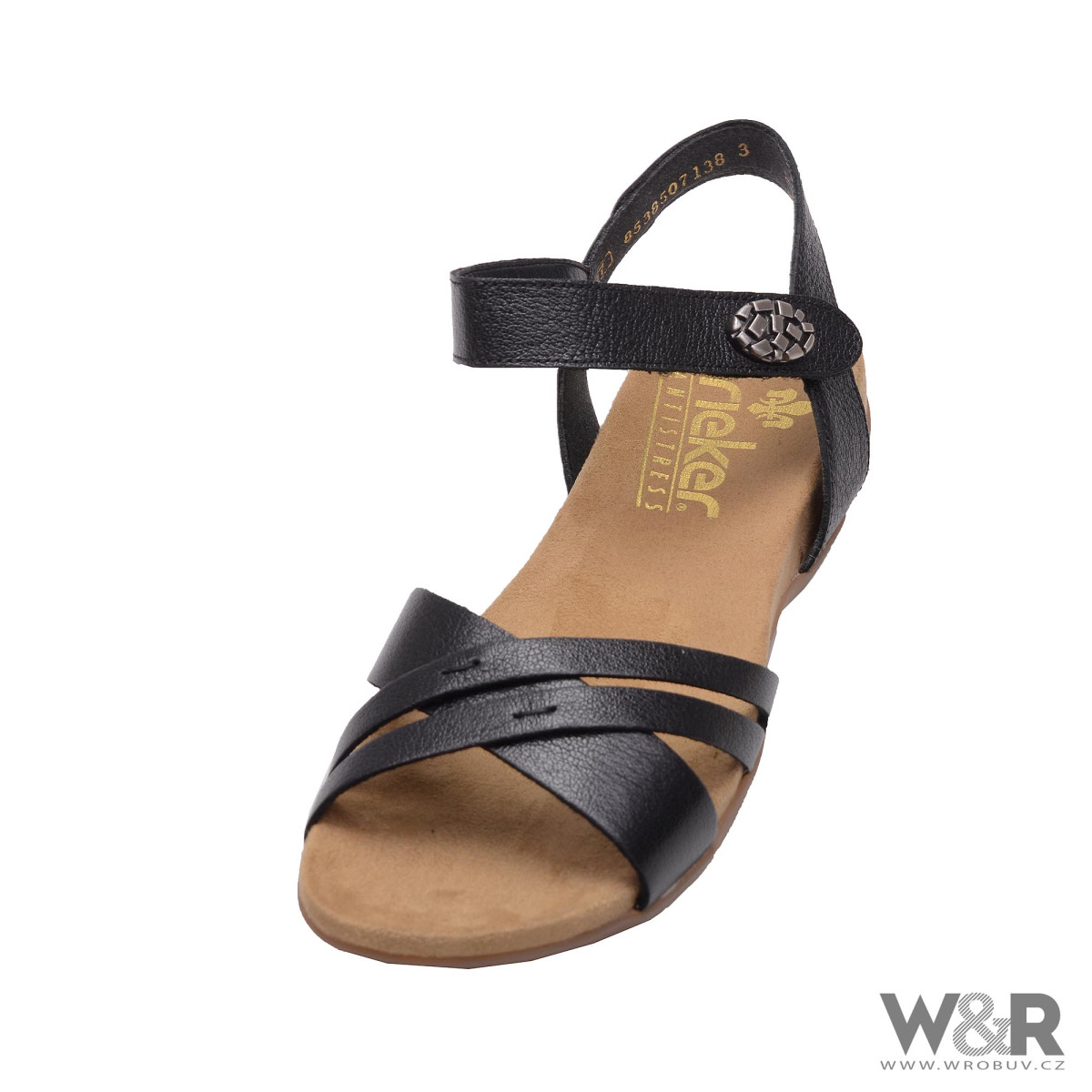 detail Dámská obuv RIEKER 60553/00 SCHWARZ F/S 16